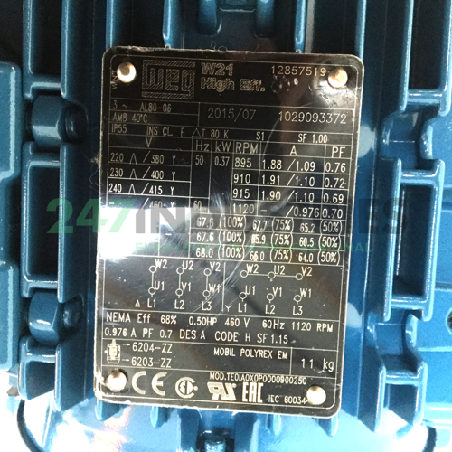 0.37K31AL0806B3 WEG Image 4