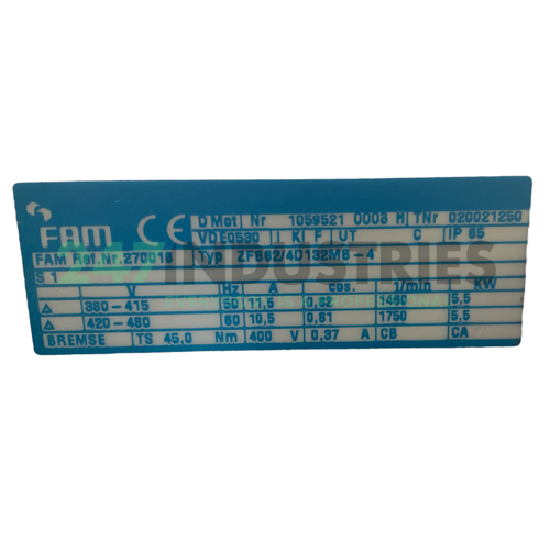 ZFB62/4D132MB-4 FAM Motoren Image 4