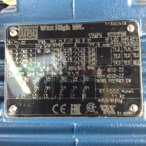 0.55K31AL2712B3 WEG Image 2