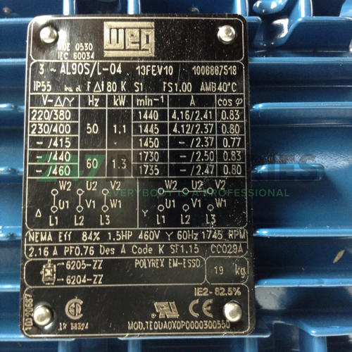 1.1K31AL2904B5 WEG Image 2