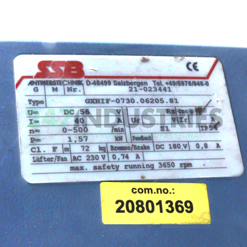 GXHTIF-0730.06205.81 SSB Antriebstechnik Image 3