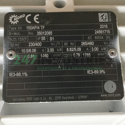 SK255F-100AP/4TF Nord Drive Systems Image 5