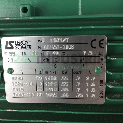 LS71T-B14 Leroy Somer Image 2