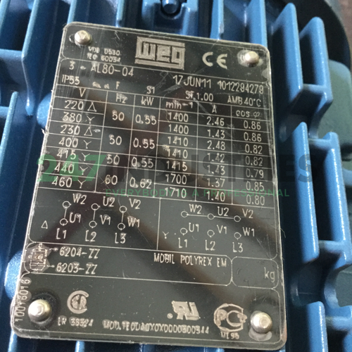 0.55K31AL0804B5 WEG Image 4