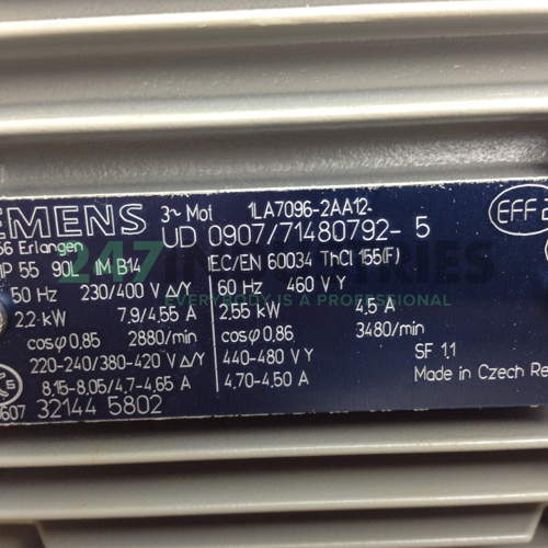 1LA7096-2AA12 Siemens Image 2