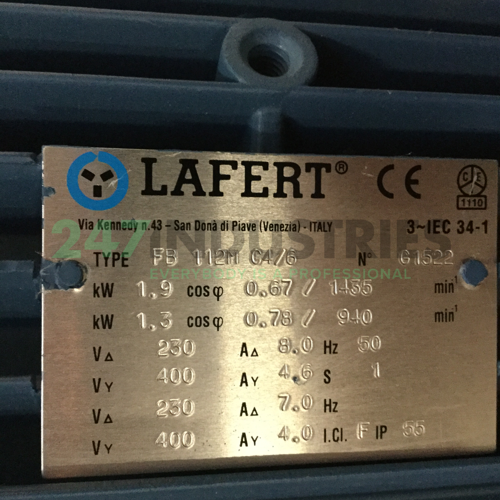 FB112MC4/6B5 Lafert Image 4