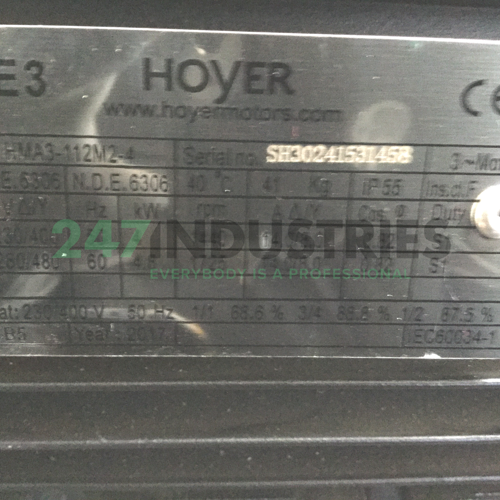 HMA3-112M2-4-B5-FAN Hoyer Image 4