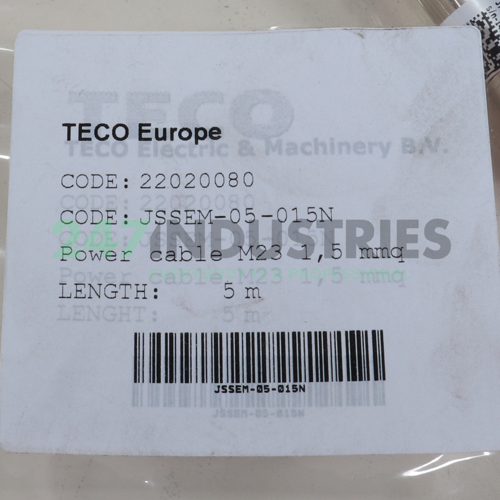 JSSEM-05-015N Teco Image 2