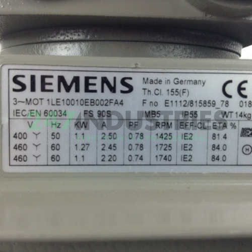 1LE1001-0EB00-2FA4 Siemens Image 2
