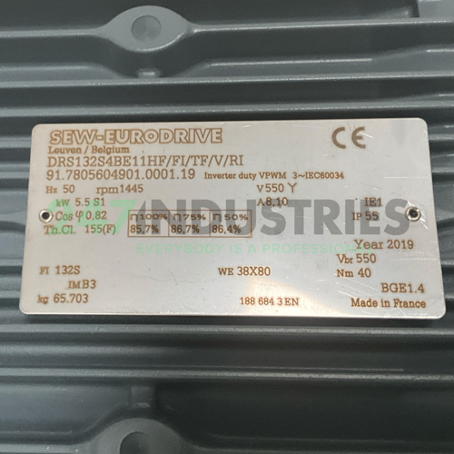 DRS132S4BE11HF/FI/TF/V/RI SEW-EURODRIVE Image 4