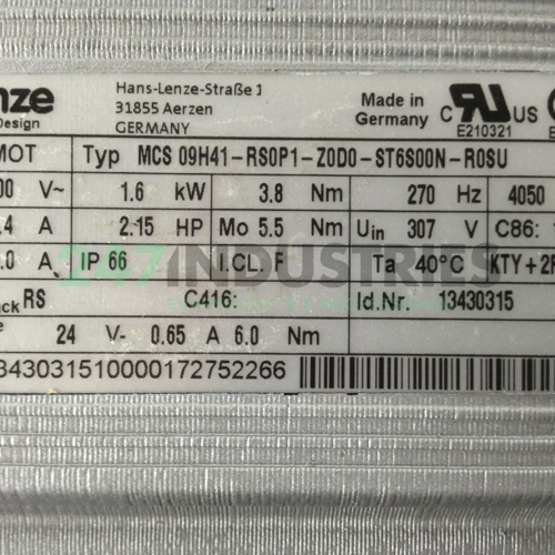 GST05-2SVBR09HC41 Lenze Image 3