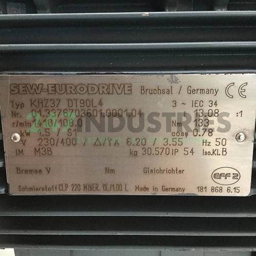 KHZ37DT90L4 SEW-EURODRIVE Image 4