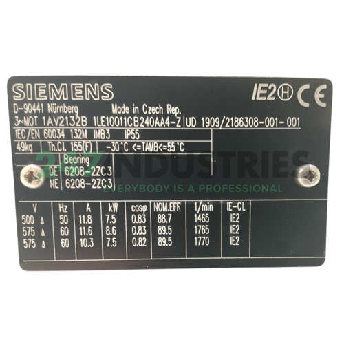 1LE1001-1CB24-0AA4-Z Siemens Image 4