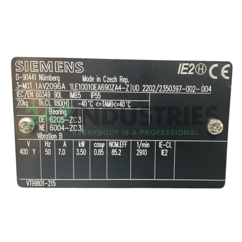 1LE1001-0EA69-0ZA4-Z Siemens Image 4