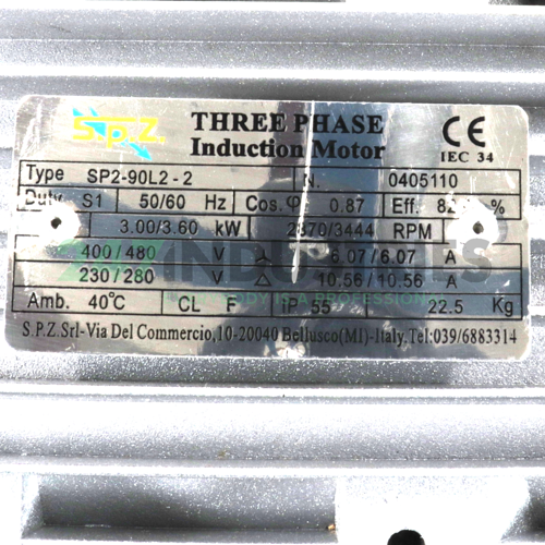 SP2-90L2-2-B14 SPZ Motori Elettrici Image 4