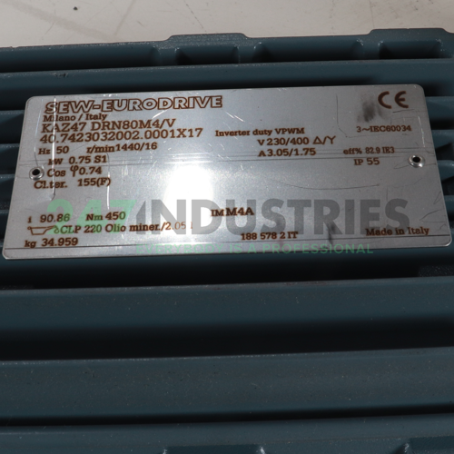 KAZ47/DRN80M4/V SEW-EURODRIVE Image 2