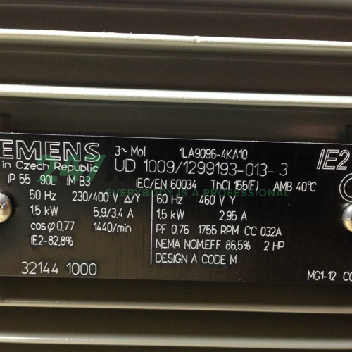 1LA9096-4KA10 Siemens Image 2