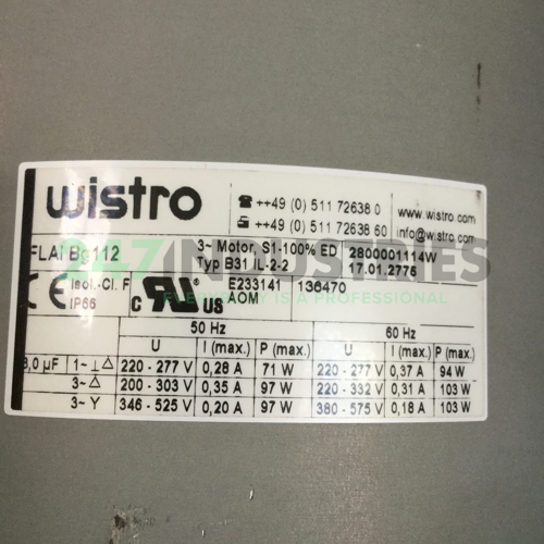 HMA3-112M2-4-B5-FAN Hoyer Image 5