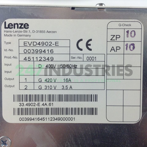 EVD4902-E Lenze Image 2