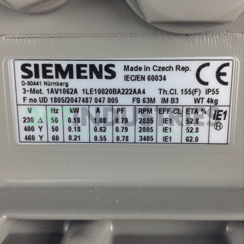 1LE1002-0BA22-2AA4 Siemens Image 2