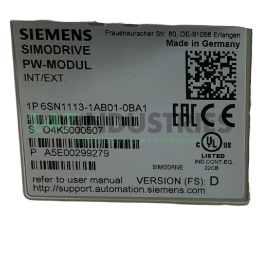 6SN1113-1AB01-0BA1 Siemens Image 4