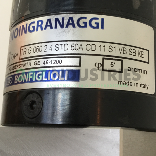 TR G 060 2 4 STD 60A CD 11 S1 VB SB KE Bonfiglioli Image 5