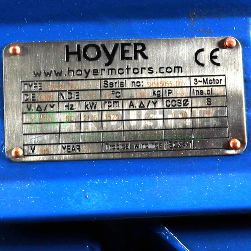 Y2E2-160L-2-B5 Hoyer Image 4