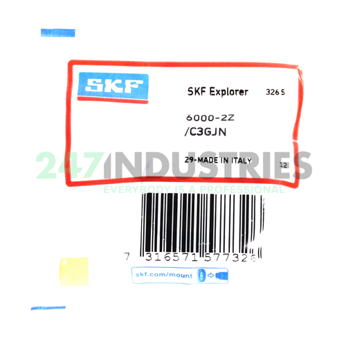 6000-2Z/C3GJN SKF
