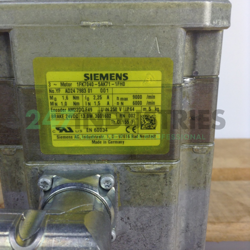 1FK7040-5AK71-1FH0 Siemens Image 2