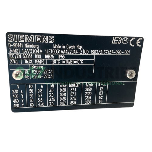 1LE1003-1AA42-2JA4-Z Siemens Image 4