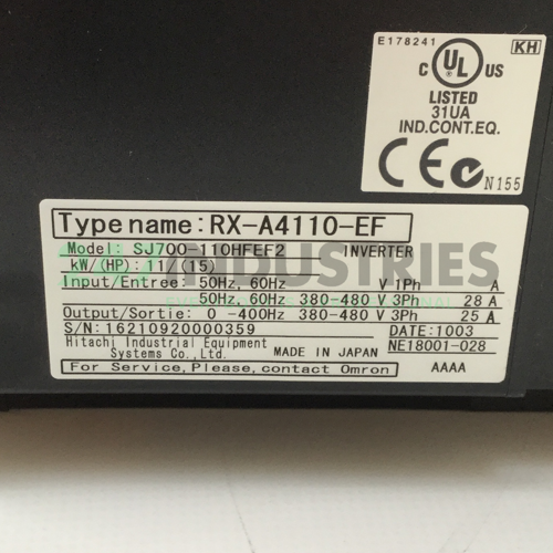 SJ700-110HFEF2 Hitachi Image 4