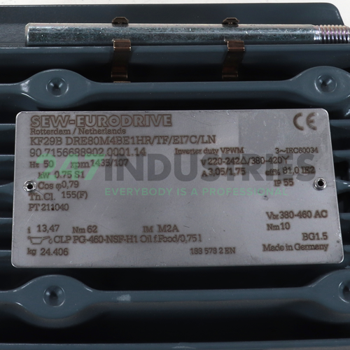 KF29B/DRE80M4BE1HRTF SEW-EURODRIVE Image 2