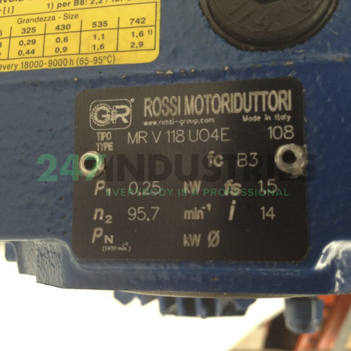 MRV118UO4E-F063C4B14/ Rossi Image 2