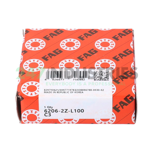 6206-2Z-L100-C3 FAG Image 3