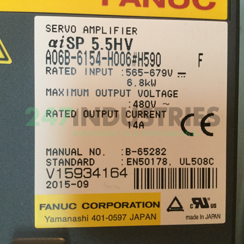 A06B-6154-H006#H590 Fanuc Image 4