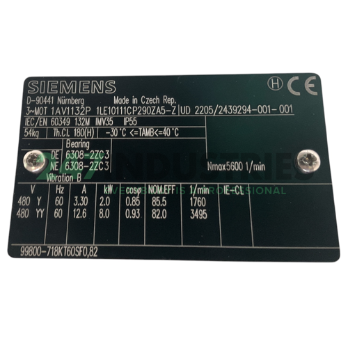 1LE1011-1CP29-0ZA5-Z Siemens Image 4