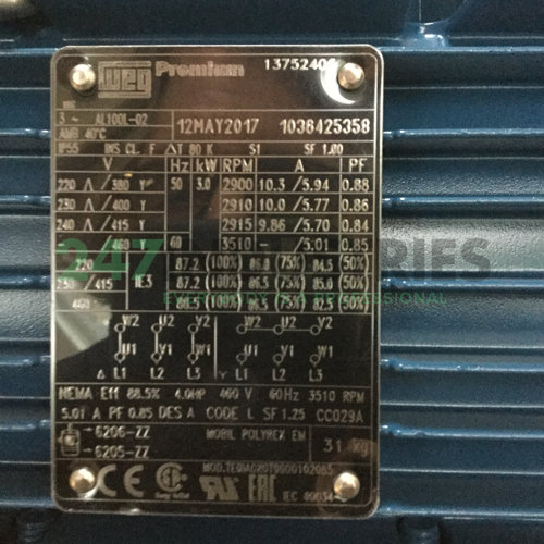 3K31AL3100L2B35 WEG Image 4