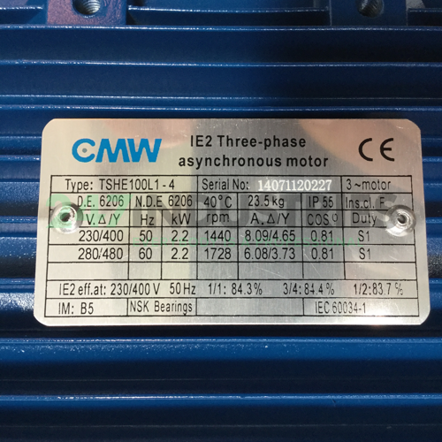 TSHE100L1-4-B5 CMW Image 4