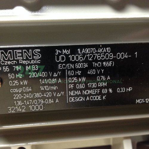 1LA9070-4KA10 Siemens Image 2