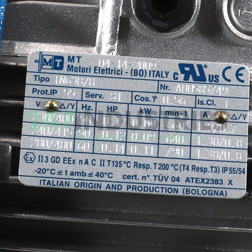 TN63B/8B14 MT Motori Elettrici Image 4