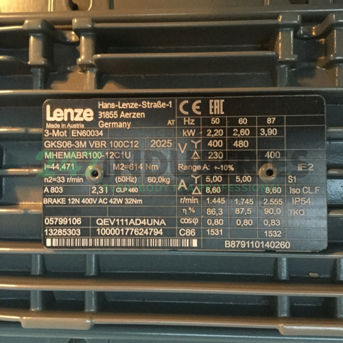 GKS06-3MVBR100C12MHEMABR100-12C1U Lenze Image 4