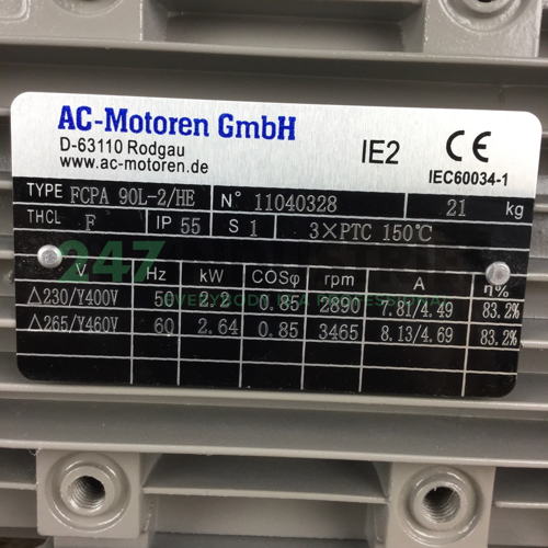 FCPA90L-2/HEB35 AC-Motoren GmbH Image 2