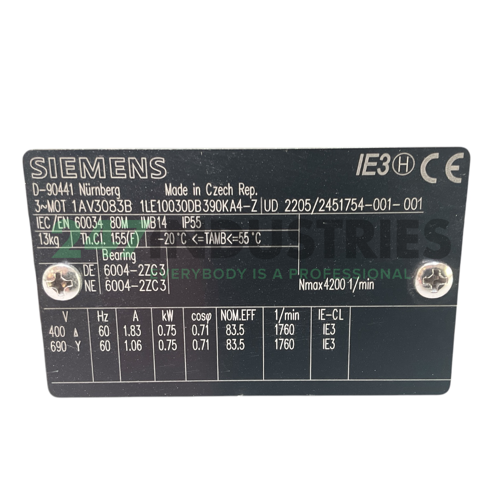1LE1003-0DB39-0KA4-Z Siemens Image 4
