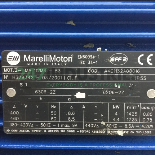 A4C1132A00016 Marelli Motori Image 2