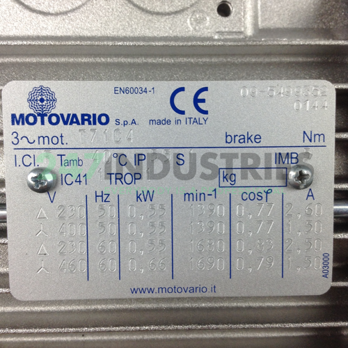 T71C4B5 Motovario Image 2