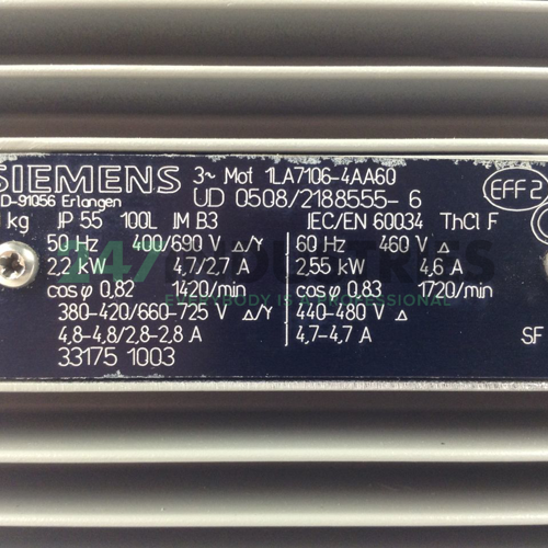 1LA7106-4AA60 Siemens Image 2