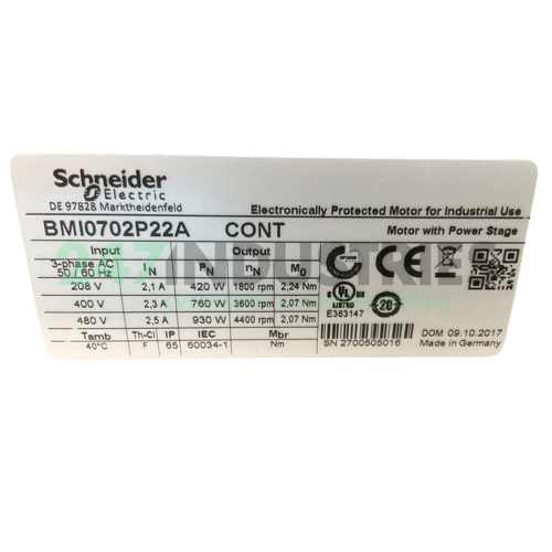 BMI0702P22A Schneider Electric Image 4