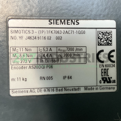 1FK7063-2AC71-1QG0 Siemens Image 4