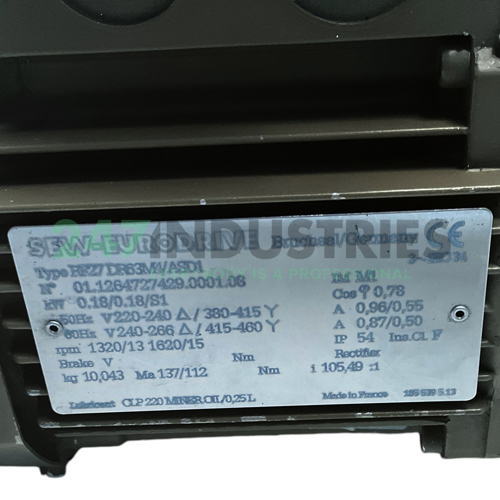 RF27DR63M4/ASD1 SEW-EURODRIVE Image 4