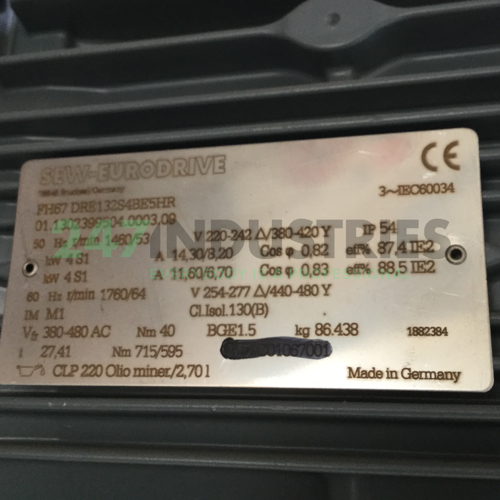 FH67DRE132S4BE5HR-I27 SEW-EURODRIVE Image 5